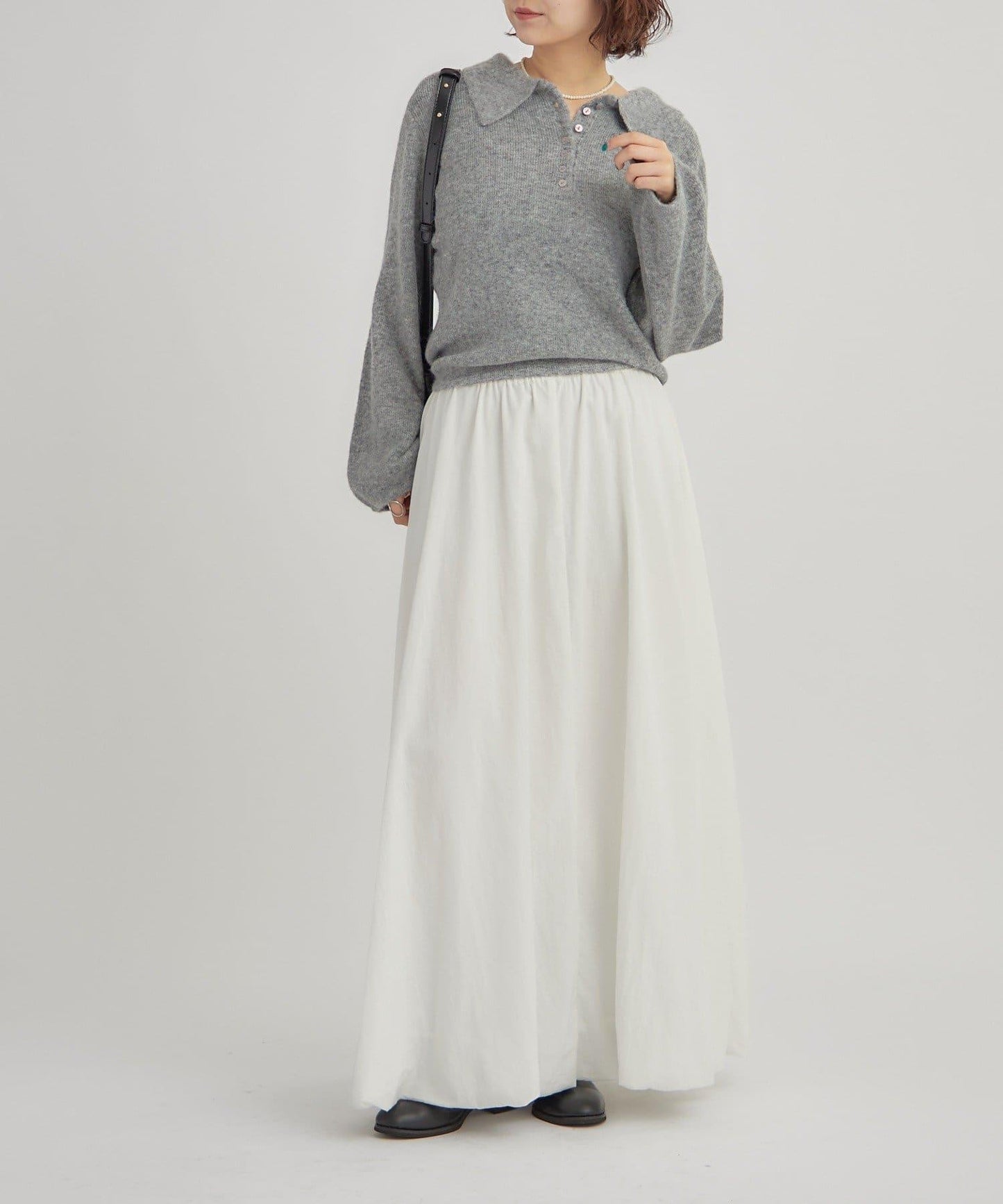 帶領長袖針織衫