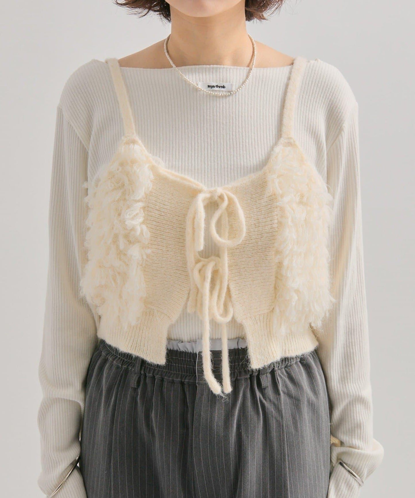 2WAY針織吊帶背心