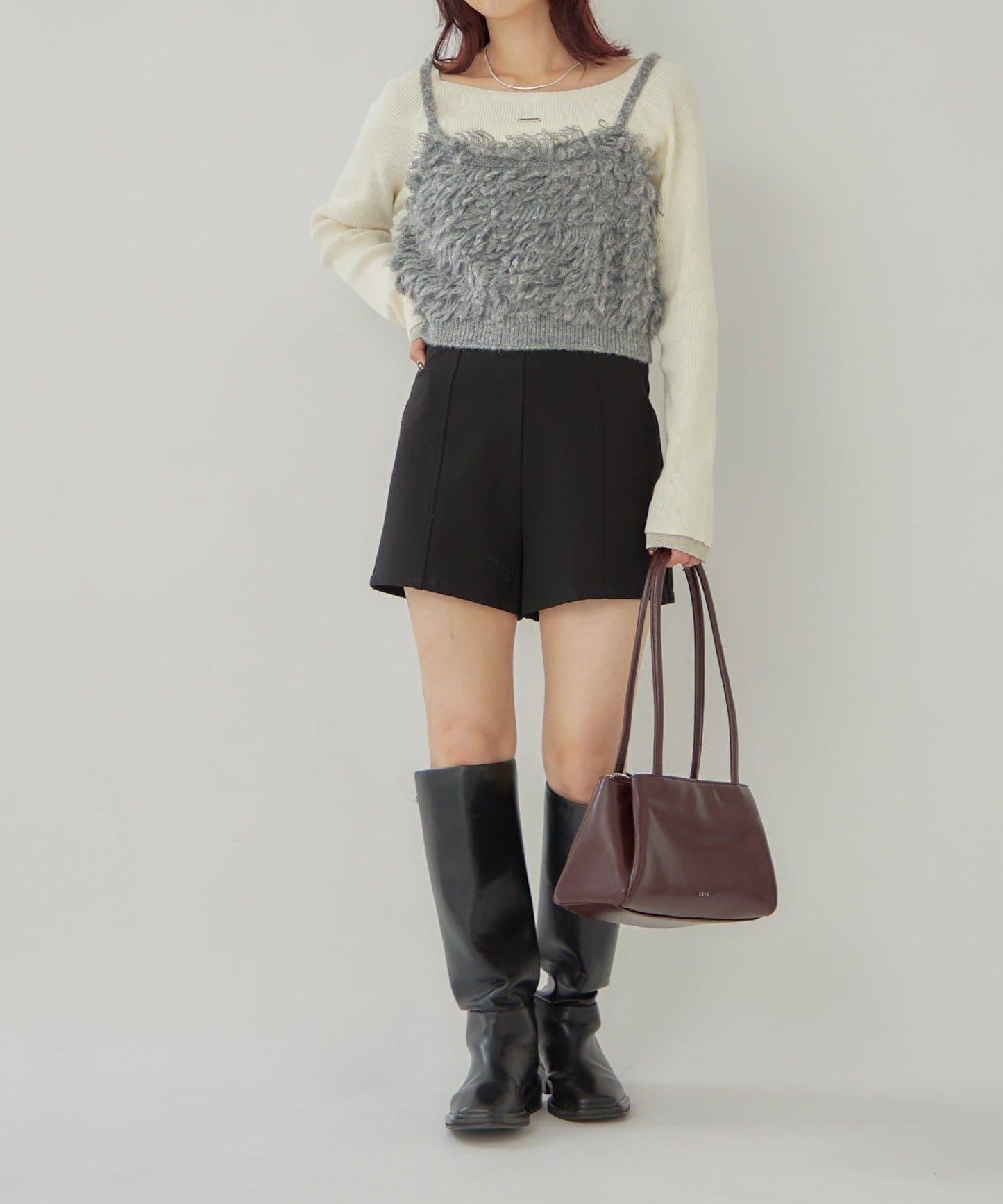 2WAY針織吊帶背心