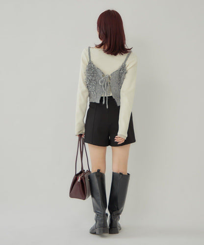 2WAY針織吊帶背心