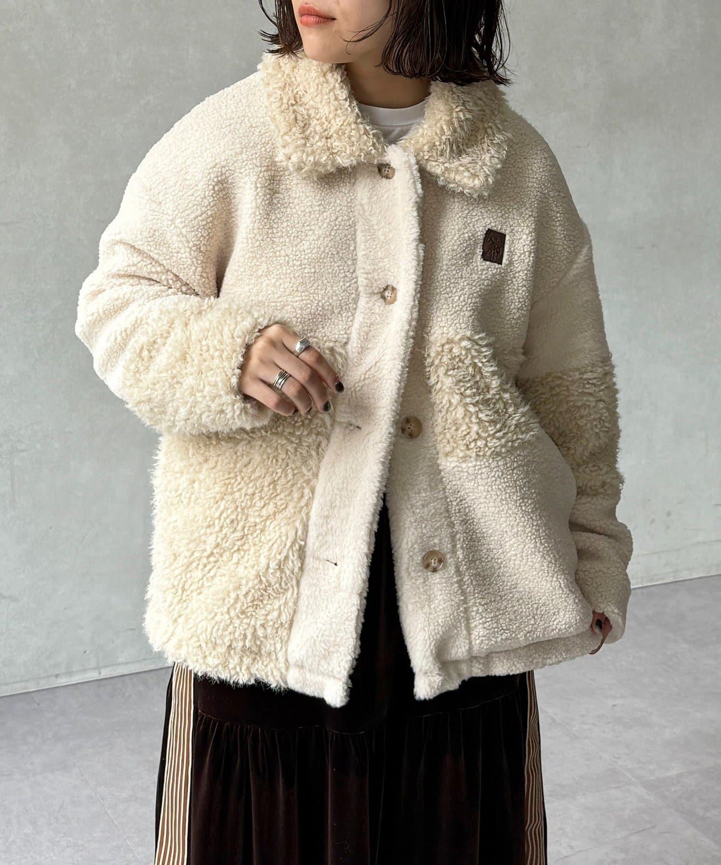 【U.S. POLO ASSN. 】仿毛外套