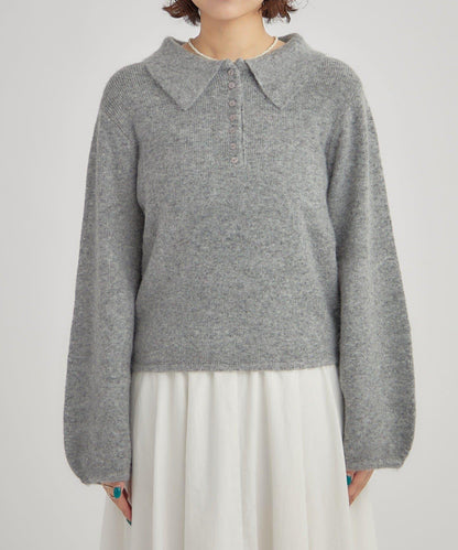 帶領長袖針織衫