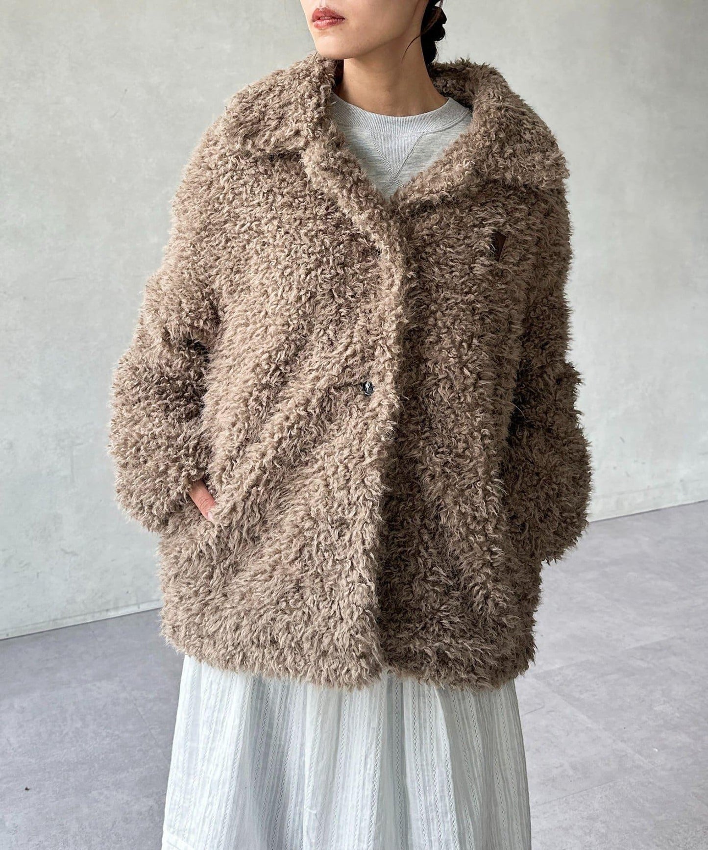 【U.S. POLO ASSN. 】仿毛外套