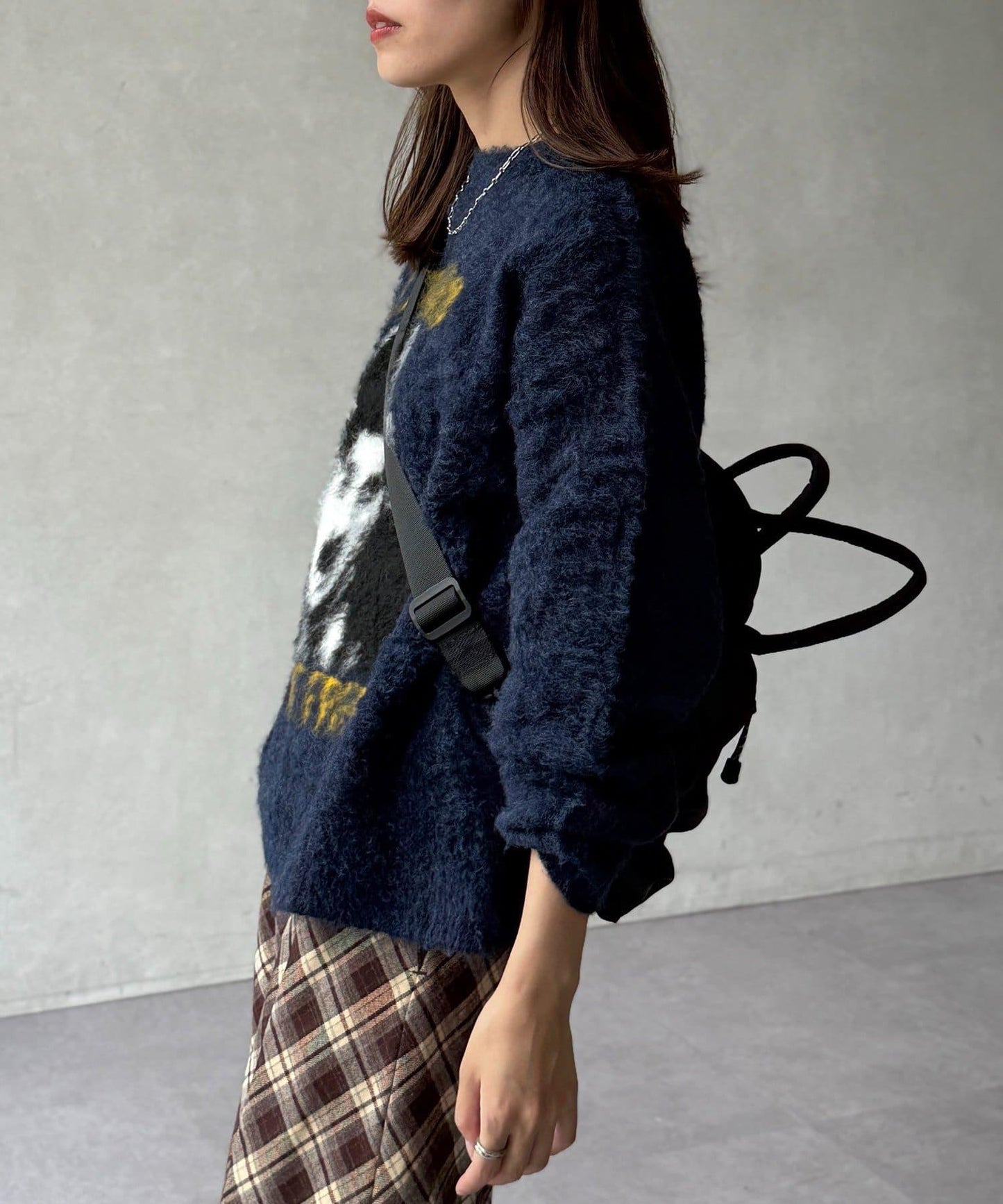 偉人仿馬海毛針織衫