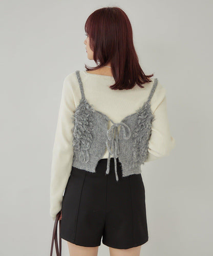 2WAY針織吊帶背心