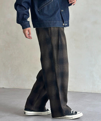 仿羊毛繫帶休閒褲