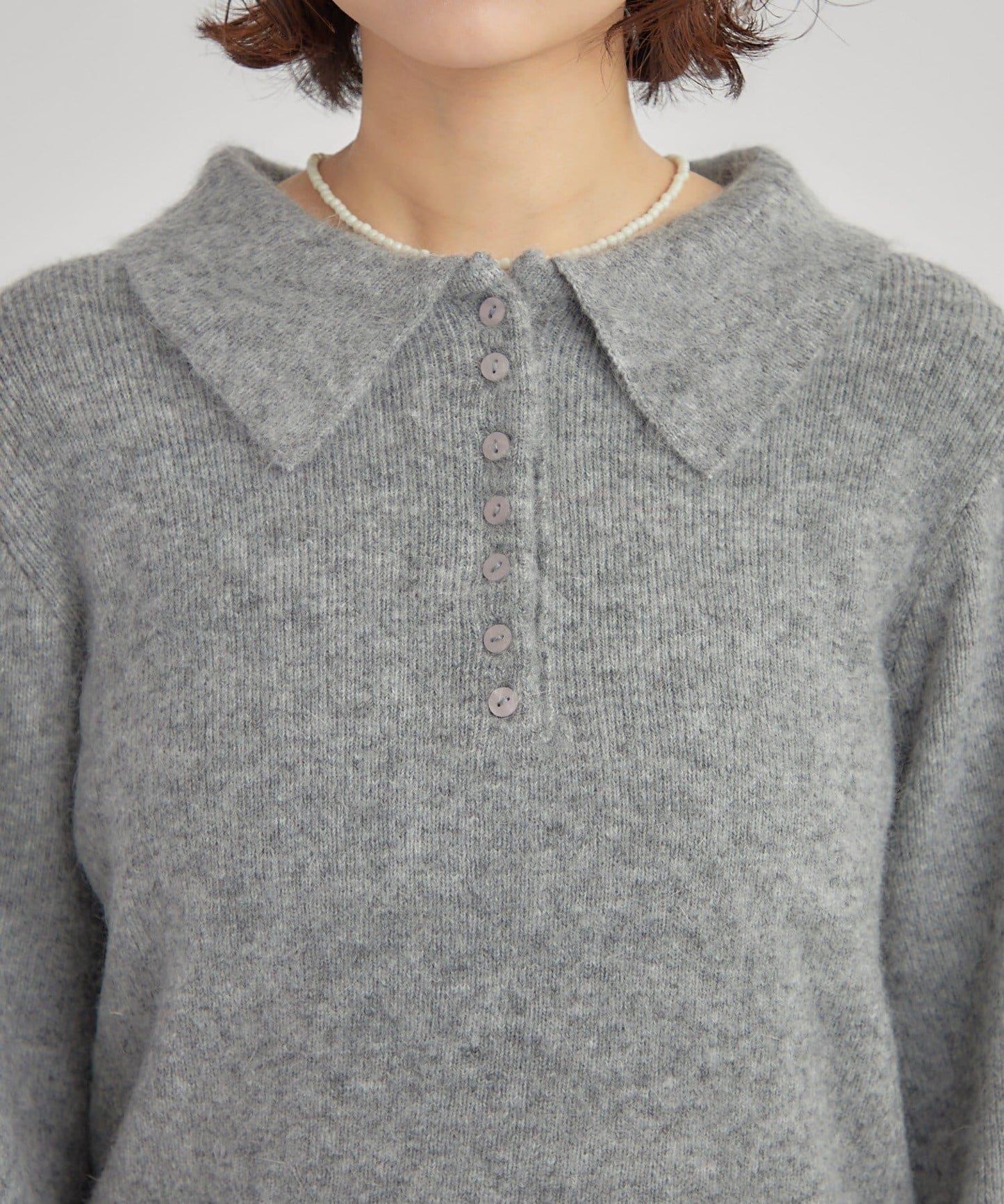 帶領長袖針織衫