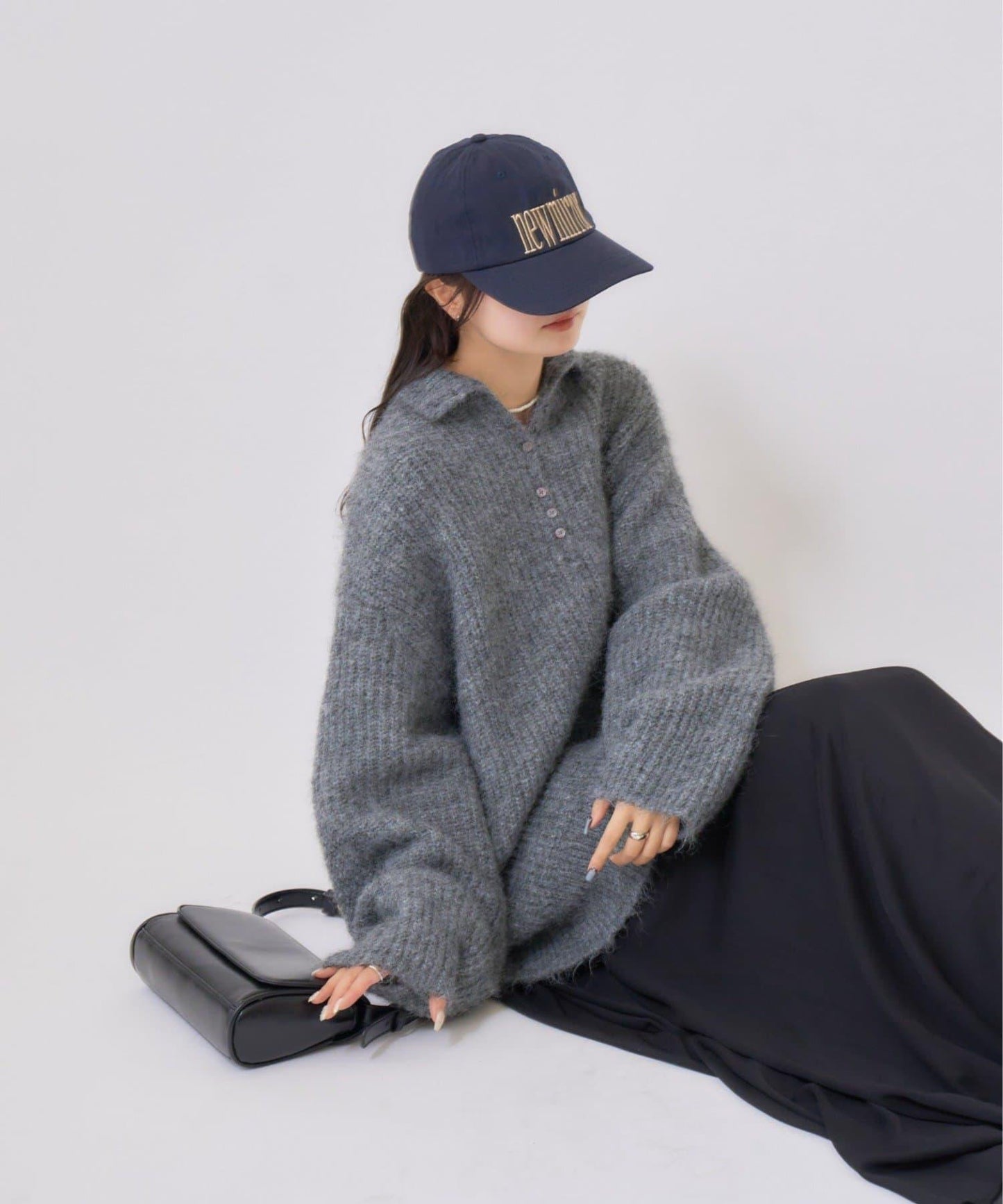 透視吊帶兩件套連衣裙