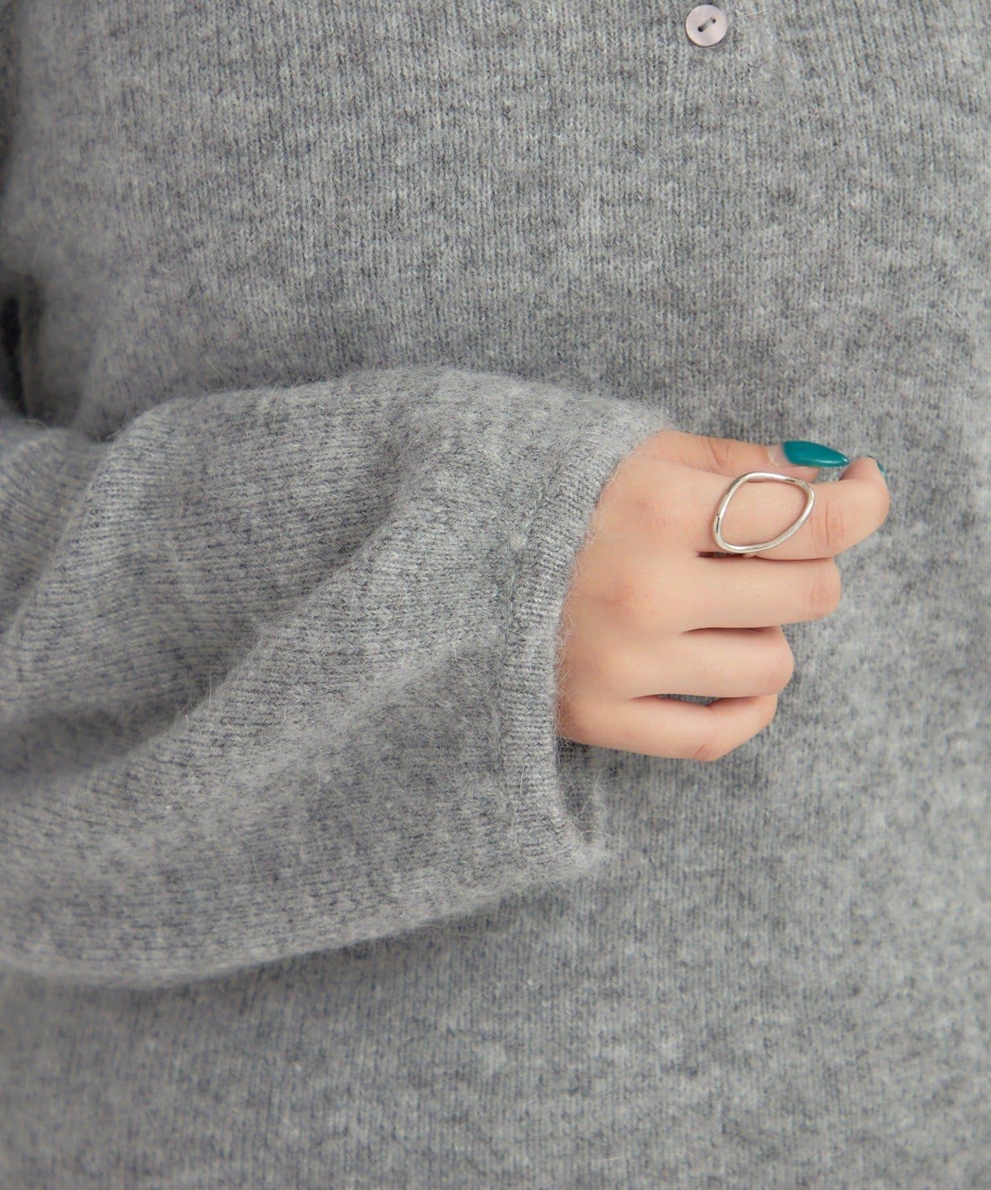 帶領長袖針織衫