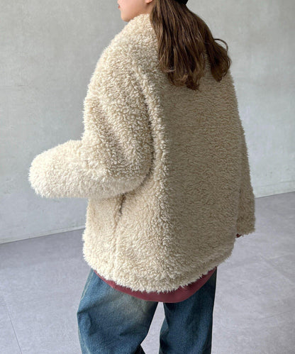 【U.S. POLO ASSN. 】仿毛外套