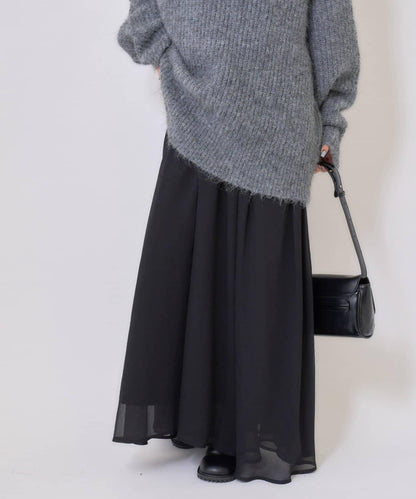 透視吊帶兩件套連衣裙