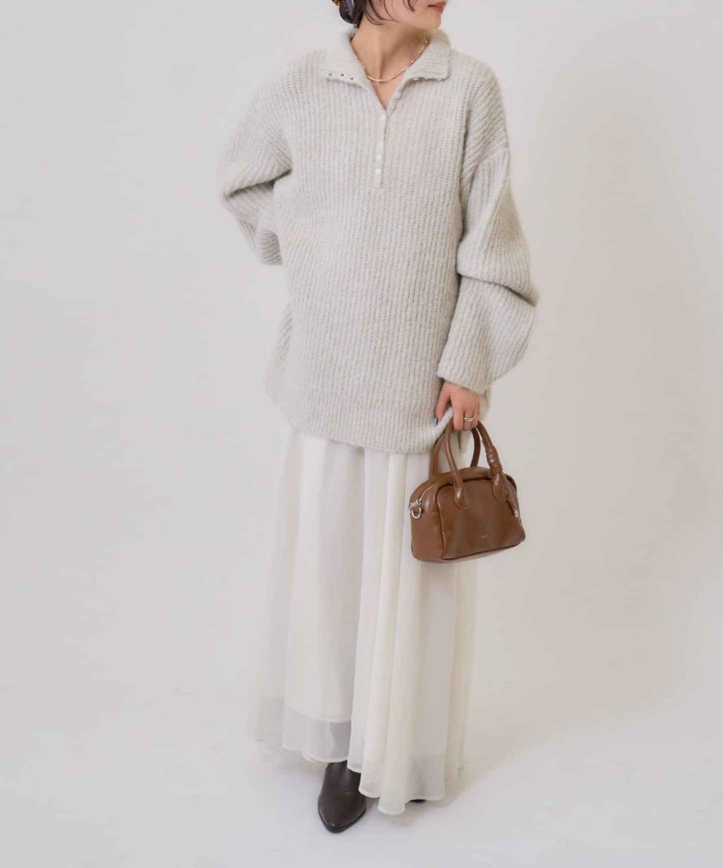 透視吊帶兩件套連衣裙