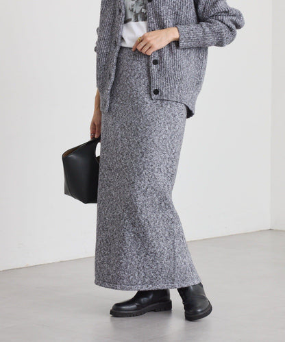 【可搭配套裝】圈圈紗線修身半身裙/預計12月上旬發貨