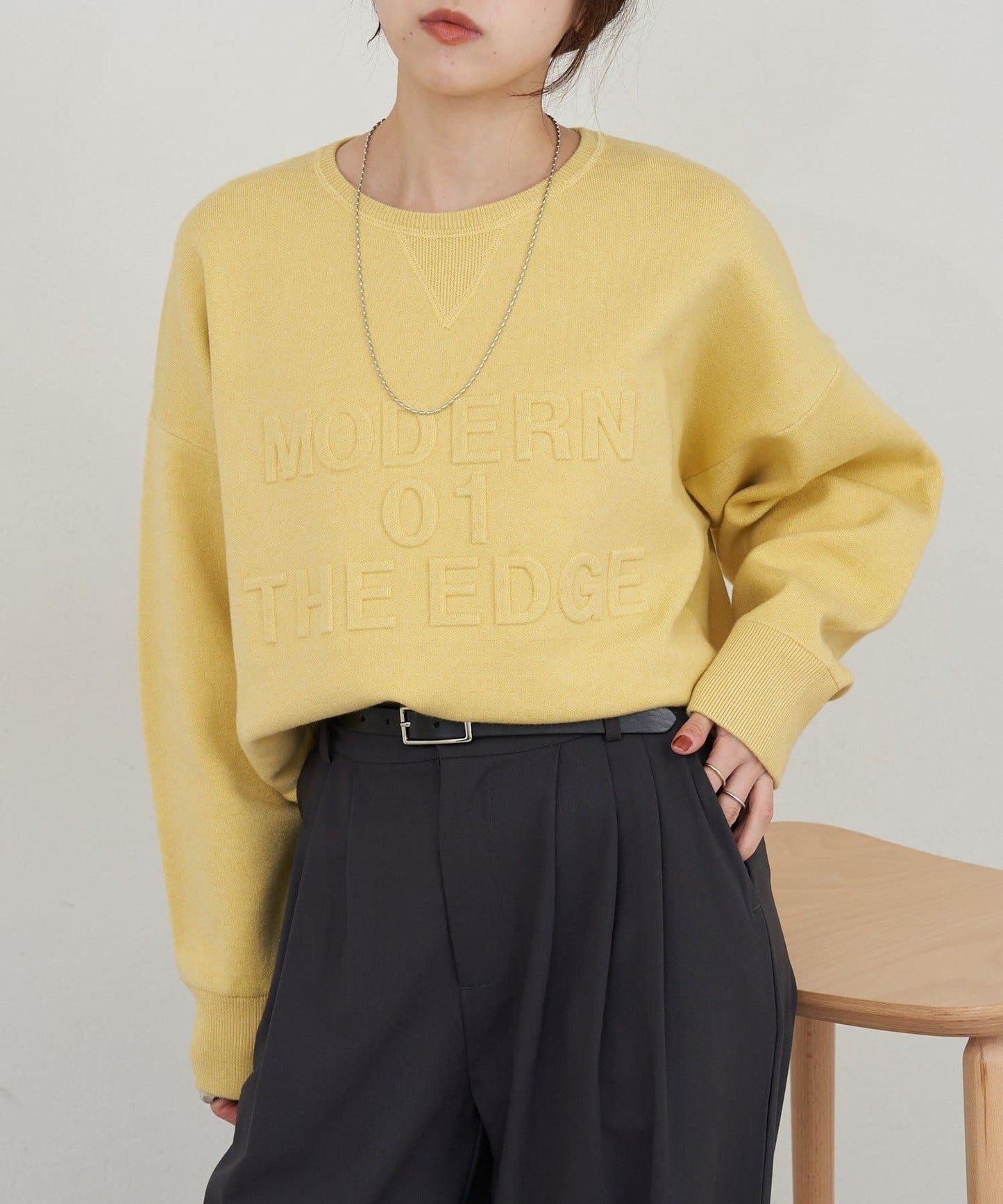 壓花工藝針織衫