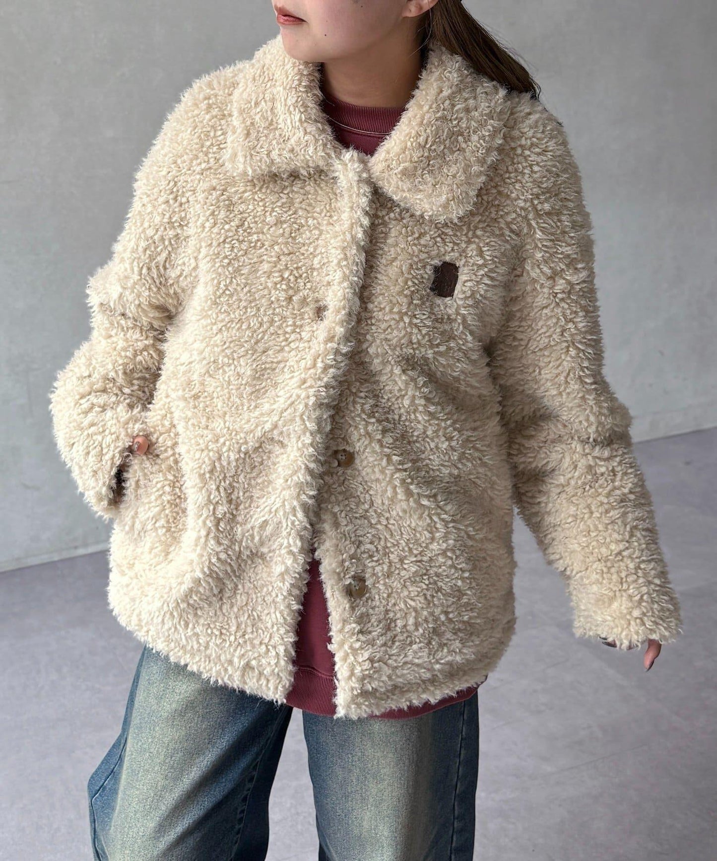 【U.S. POLO ASSN. 】仿毛外套