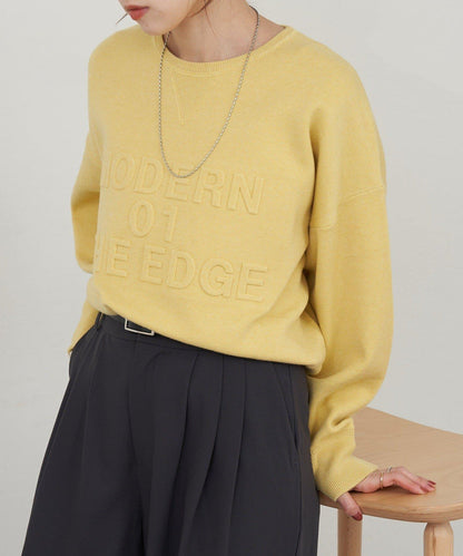 壓花工藝針織衫