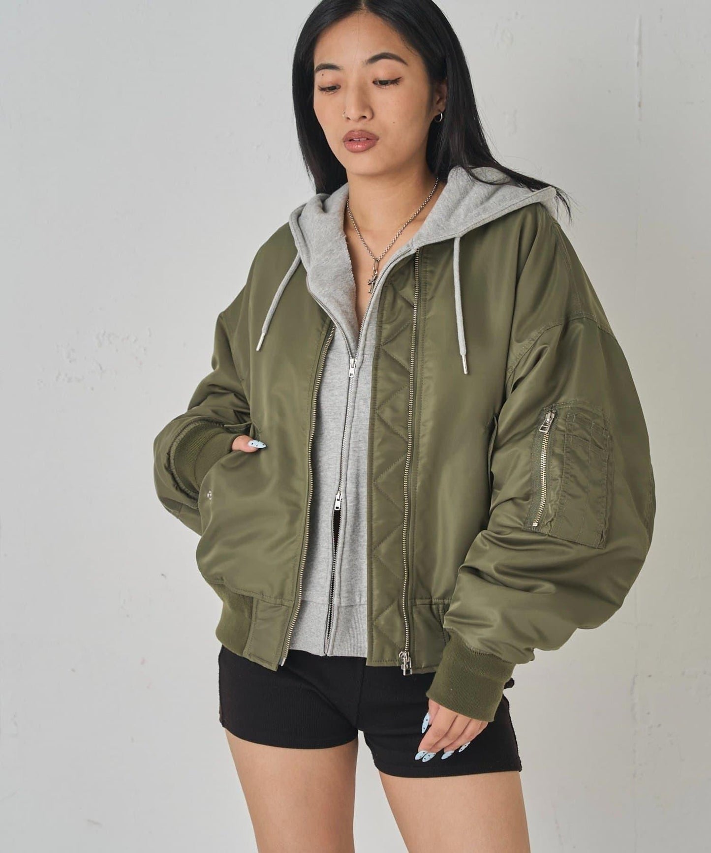 Sourcream飛行員夾克MA1