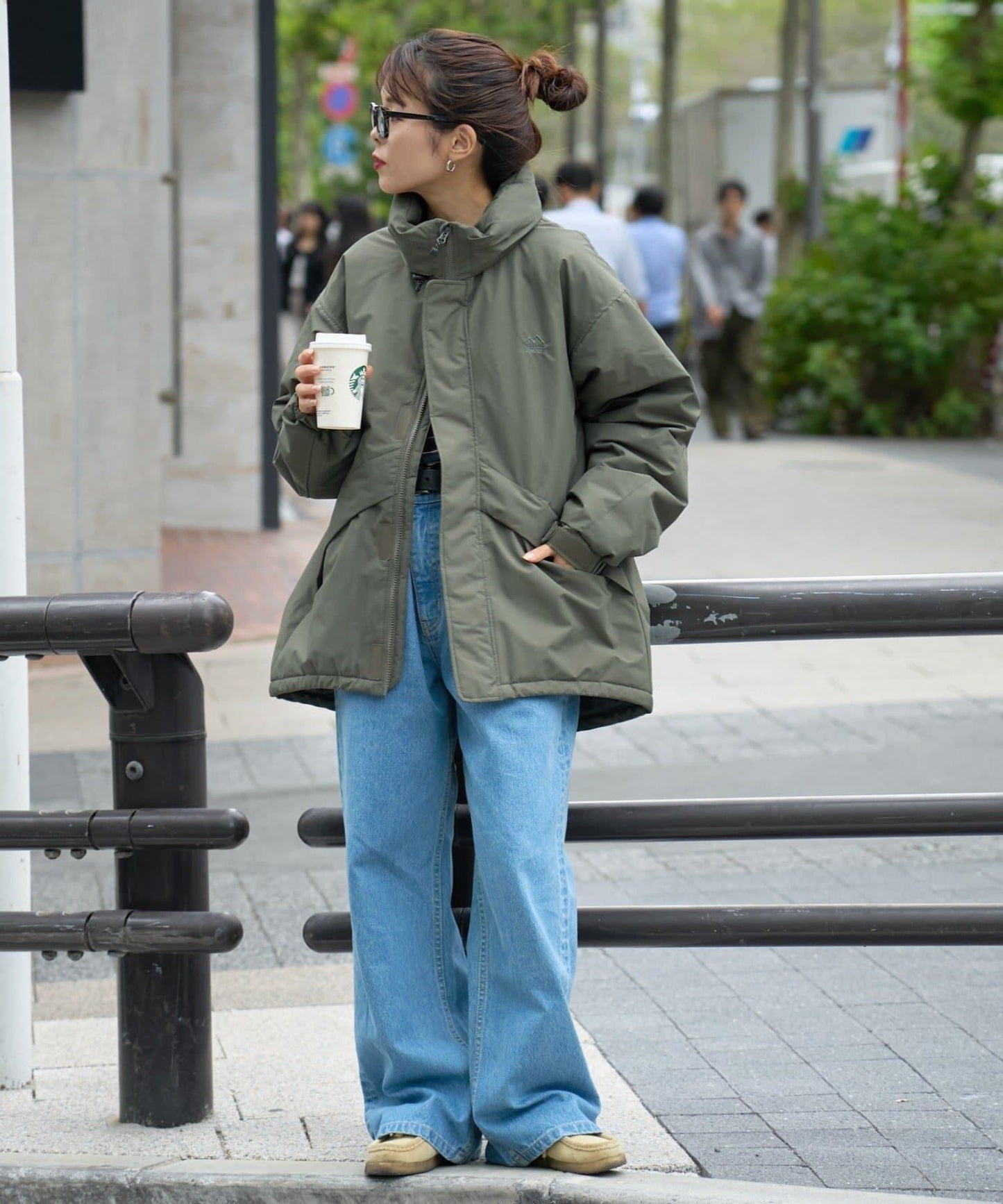 【Franklin Climbing】短款拼色怪獸連帽衛衣