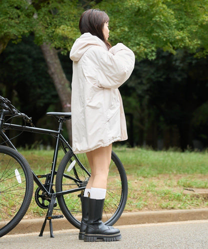 【Franklin Climbing】短款拼色怪獸連帽衛衣