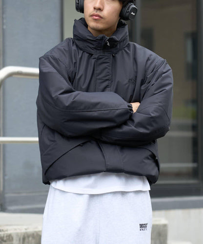 【Franklin Climbing】短款拼色怪獸連帽衛衣