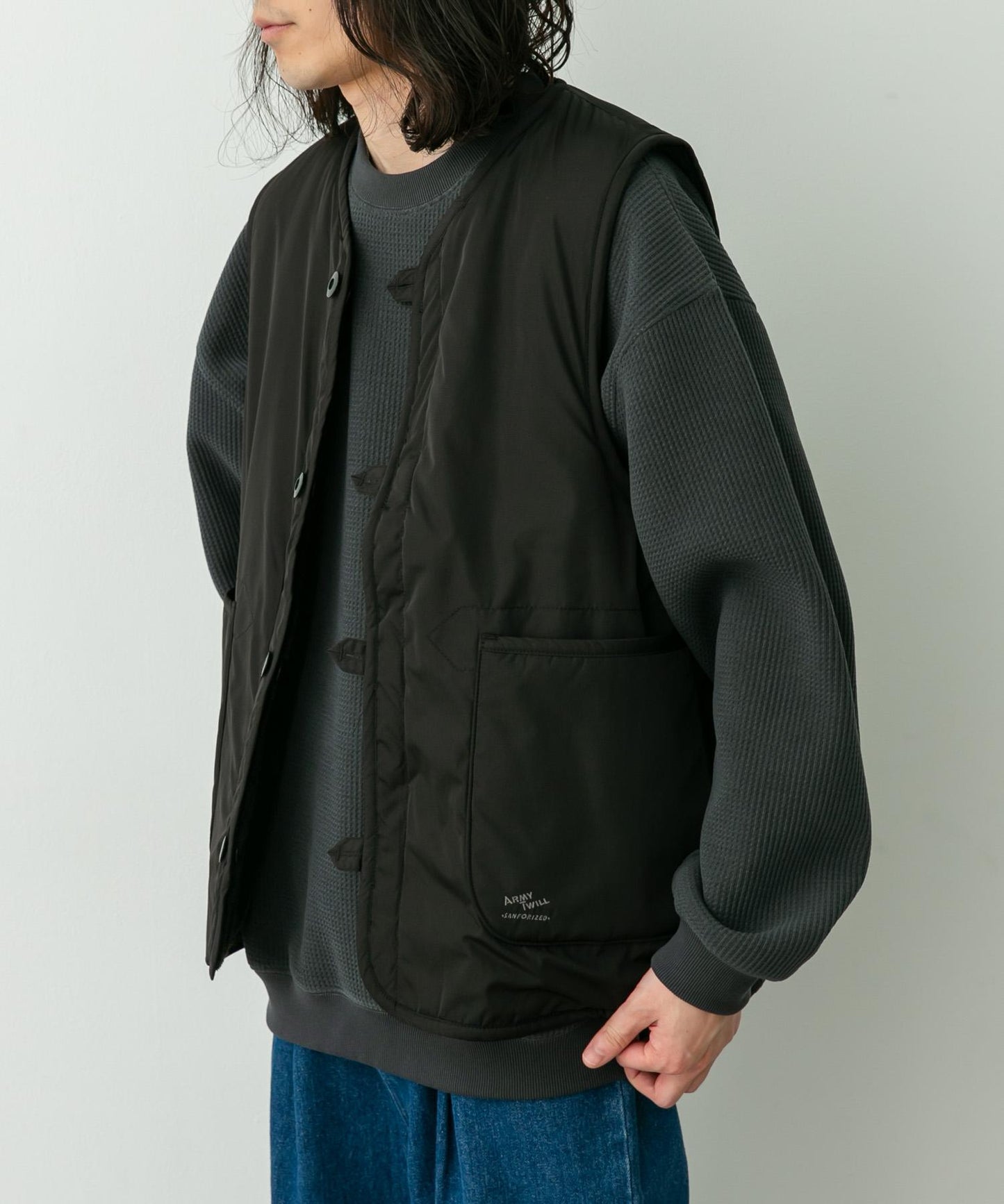 ARMY TWILL 機能可雙面穿馬甲