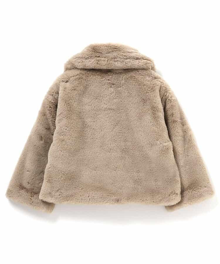 仿皮草短款夾克