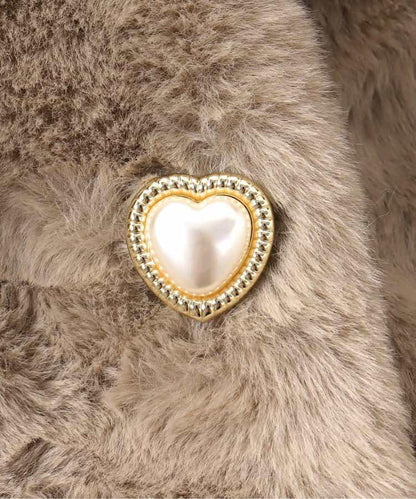 仿皮草短款夾克