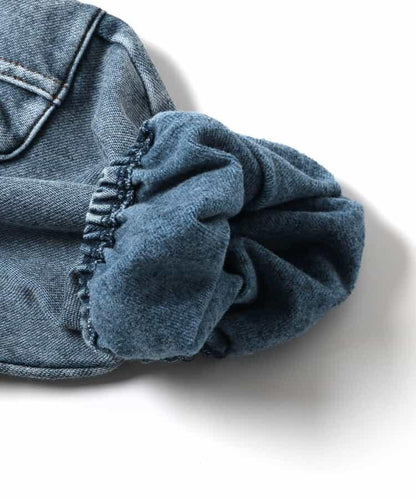 保暖化纖工裝褲 十分褲