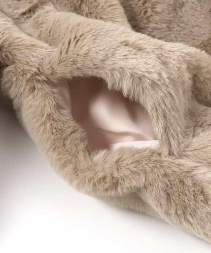 仿皮草短款夾克