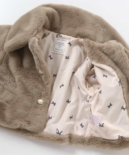 仿皮草短款夾克