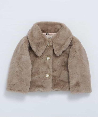 仿皮草短款夾克