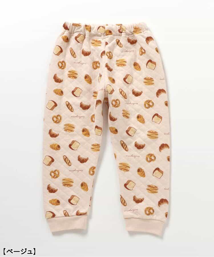 麵包&恐龍圖案絎縫睡衣