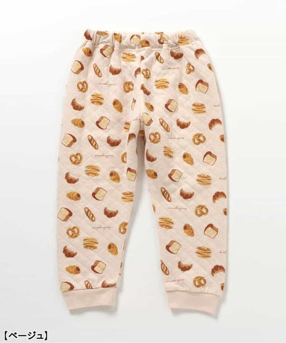 麵包&恐龍圖案絎縫睡衣