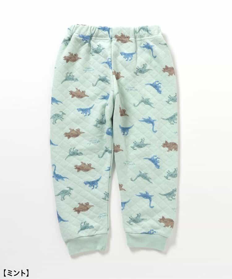 麵包&恐龍圖案絎縫睡衣