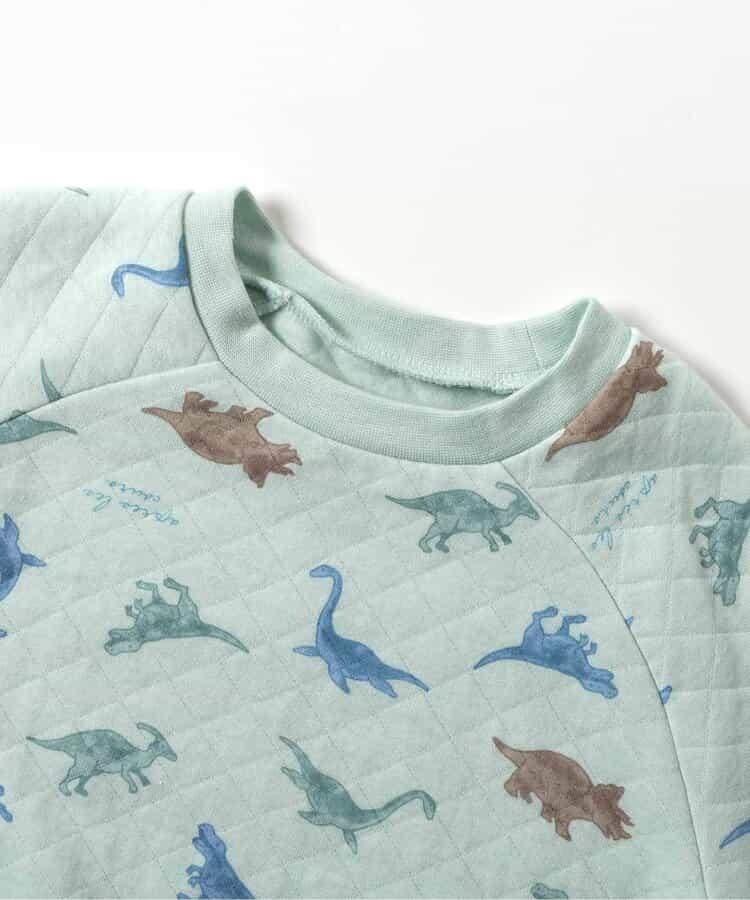 麵包&恐龍圖案絎縫睡衣