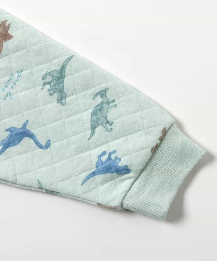 麵包&恐龍圖案絎縫睡衣