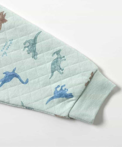 麵包&恐龍圖案絎縫睡衣