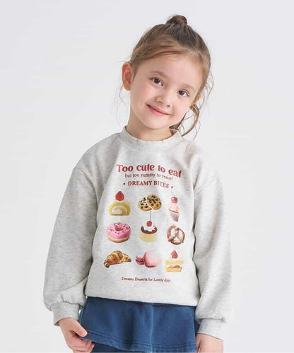 GIRLS轉印圖案衛衣