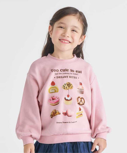 GIRLS轉印圖案衛衣