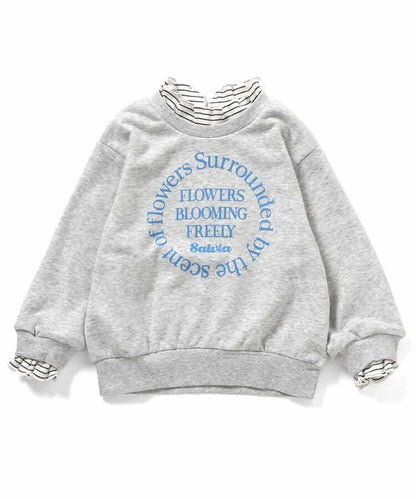 官網限定層次感標誌衛衣