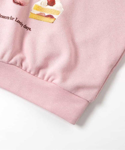 GIRLS轉印圖案衛衣