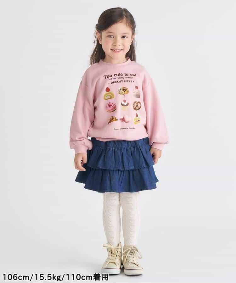 GIRLS轉印圖案衛衣