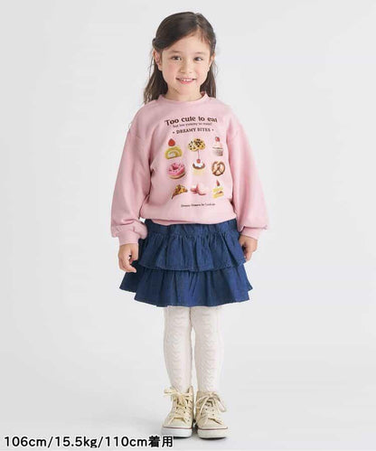 GIRLS轉印圖案衛衣
