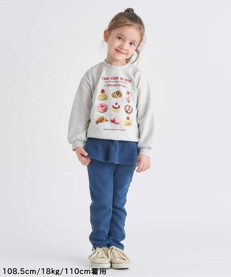 GIRLS轉印圖案衛衣