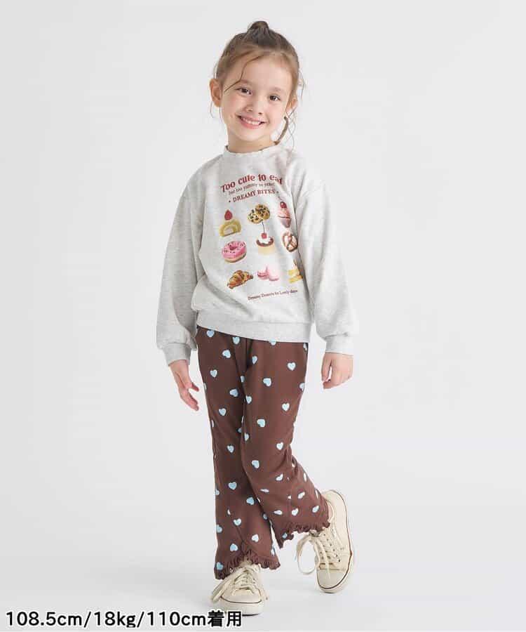 GIRLS轉印圖案衛衣