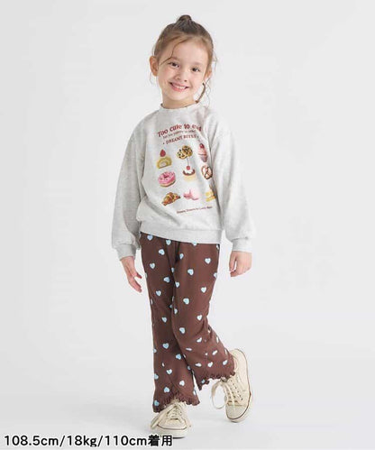 GIRLS轉印圖案衛衣