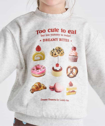 GIRLS轉印圖案衛衣