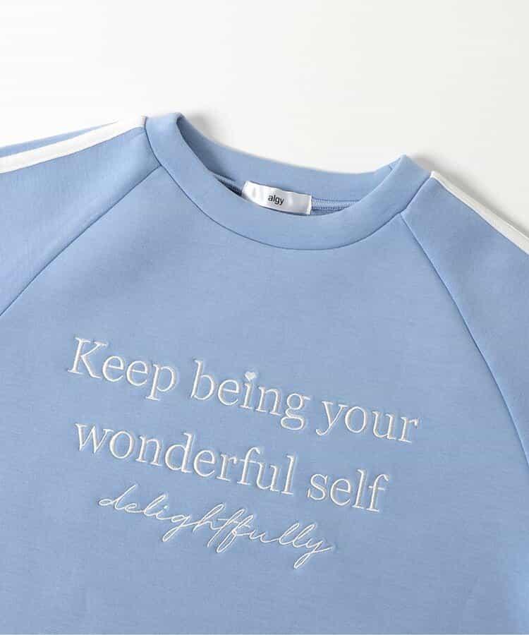 紙箱袖拼接條紋蝴蝶結衛衣