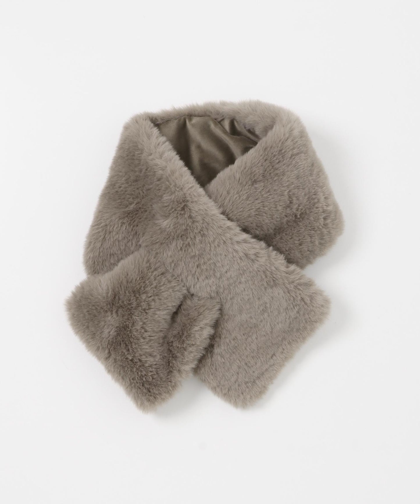 蓬鬆仿皮草圍巾