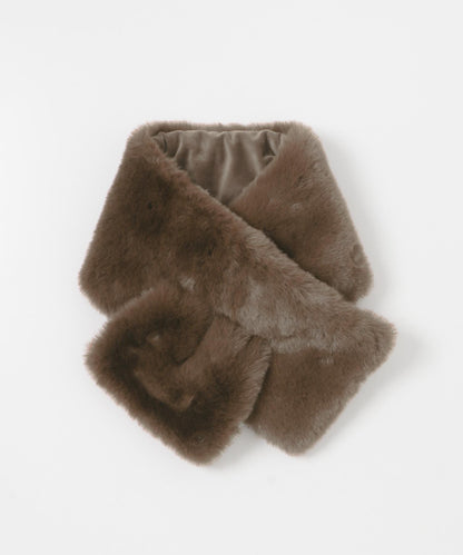 蓬鬆仿皮草圍巾